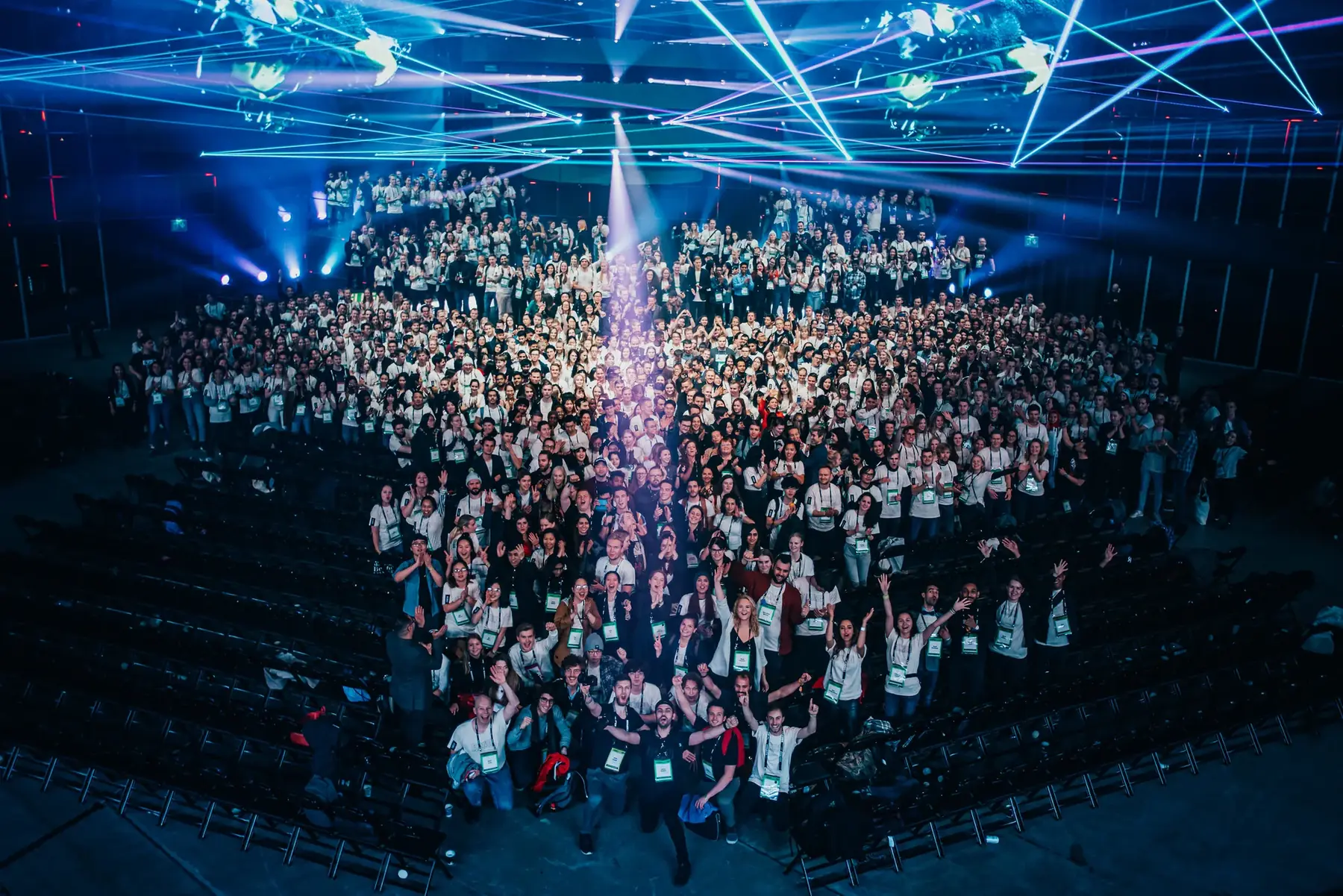 Slush volunteers in 2019. Photo by Riikka Vaahtera.