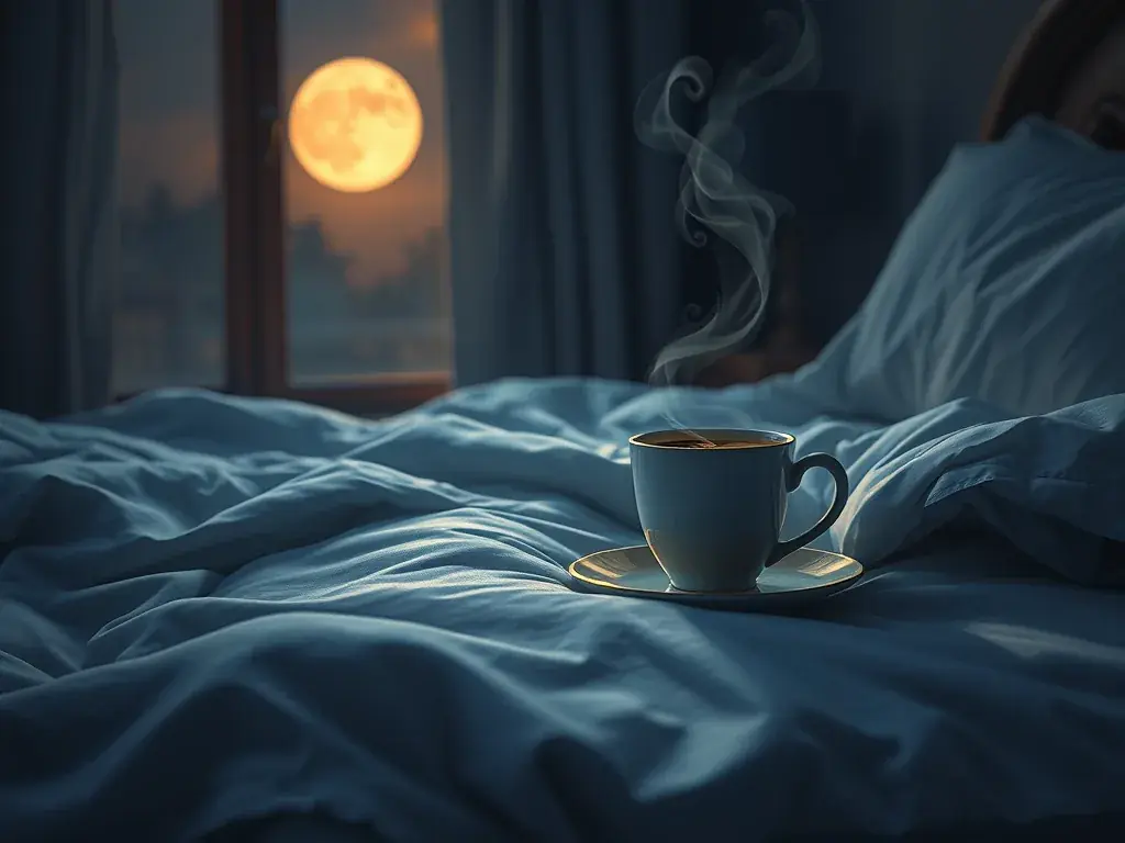 I had coffee around seven