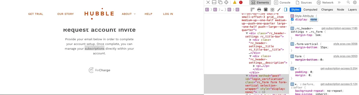 The page before my magic hackery.