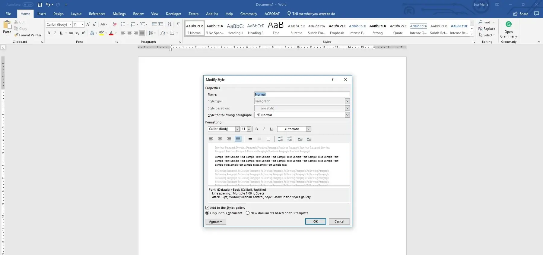 MS Word Usability Testing