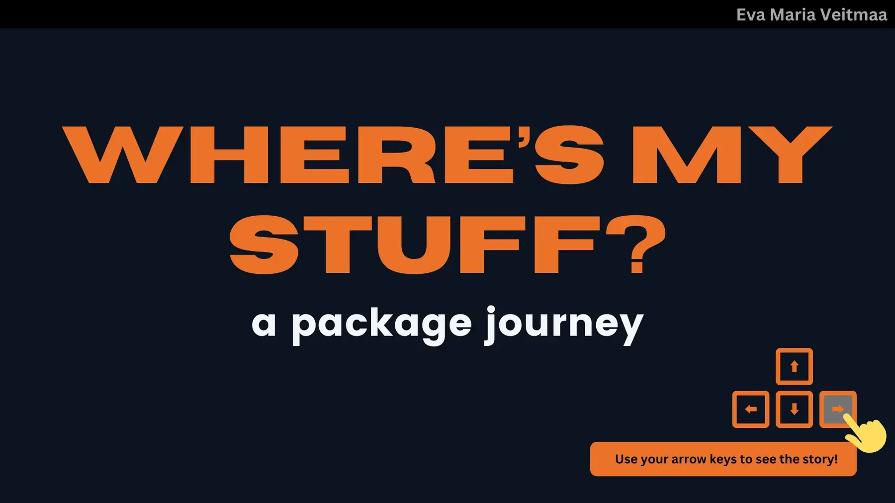 Where's my stuff? - a package journey